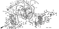 Honda H5518 NA2/D (TZAC) - Honda Multi-Purpose Tractor, Made in Japan (SN: TZAC-3500001 - TZAC-3599999) TRANSMISSION CASE