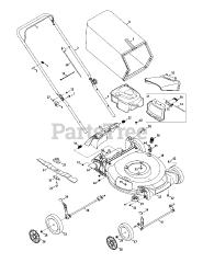 Craftsman 247.370310 (11A-A25F799) - Craftsman Walk-Behind Mower (2014)