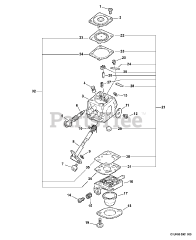 Echo PAS-211 - Echo PAS Series Powerhead Carburetor -- C1U-K58