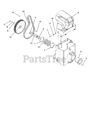 Gravely 985910 - Gravely Pro-QXT Walk-Behind 2-Wheel Tractor (SN: 000101 & Above)