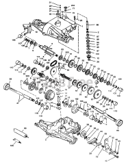 Toro 72062 (264-6) - Toro Yard Tractor (SN: 049000001 - 049999999) (1994) Peerless Transaxle 820-024
