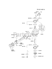 Kawasaki FC400V-AS00 - Kawasaki Engine PISTON/CRANKSHAFT