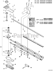 Echo HC-230 - Echo Hedge Trimmer (SN: 07001001 - 07999999)