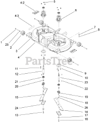 Toro 74570 (DH 210) - Toro Lawn Tractor (SN: 260000001 - 260999999) (2006)