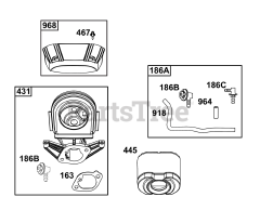 Briggs & Stratton 40U877-0037-G1 - Briggs & Stratton Vertical Engine
