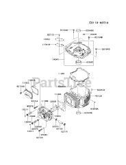 Kawasaki FJ180V-AM26 - Kawasaki Engine CYLINDER/CRANKCASE