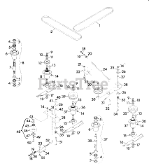 Gravely 888040 - Gravely 50" Deck for Pro-Walk Mower (SN: 000101 & Above)