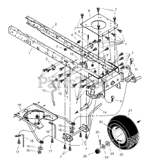 Murray 46103B - Murray 46" Garden Tractor (2000) Front Frame Assembly