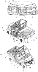 Gravely 996202 (JSV 3000) - Gravely Atlas JSV Utility Vehicle, Base, Diesel (SN: 150101 - 159999)