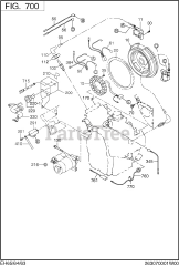 Subaru Robin EH650DC0551 (EH65) - Subaru Robin Engine 700 Electric Device