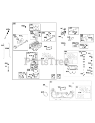 Briggs & Stratton 44S677-0036-G1 - Briggs & Stratton Vertical Engine Carburetor and Fuel Supply Group
