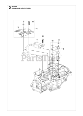 Husqvarna 529347201 - Husqvarna Engine (2021-01) CRANKCASE &amp; ELECTRICAL