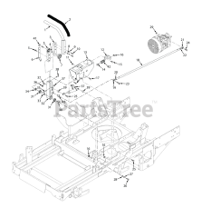 Scag STTII-61V-31DFI - Scag Turf Tiger II 61" Zero-Turn Mower, 31hp Kawasaki (SN: S9200001 - S9299999) (Rev 01) STTII STEERING COMPONENTS