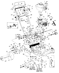 Lawnflite 126-222-050 - Lawnflite Walk-Behind Mower (1986) (AAFES)