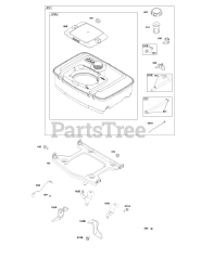 Briggs & Stratton 356447-0168-H5 - Briggs & Stratton Horizontal Engine Fuel Supply Group