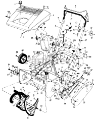 White Outdoor SB-400 (313-192-190) - White Outdoor Snow Boss Snow Thrower (1993)