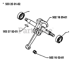 Husqvarna 18 RL - Husqvarna String Trimmer (1988-05) Crankshaft
