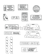 Scag STCII-52V-24FT - Scag Tiger Cat II 52" Zero-Turn Mower, 24hp Kawasaki (SN: T5700001 - T5799999) (Rev 01)