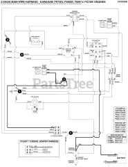 Snapper Pro S 125XT (5901629) - Snapper Pro S125XT Series 52" Zero-Turn Mower, 23hp Kawasaki Electrical Schematic - Charging Circuit - S/N: 2017954956 &amp; Above