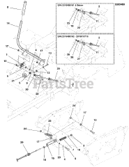 Ferris IS 2100Z (5901333) - Ferris IS2100Z Series 61" Zero-Turn Mower, 28hp Briggs & Stratton Parking Brake Group