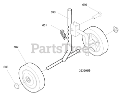 Murray 11052x92D - Murray Cultivator (2003) Wheel Assembly