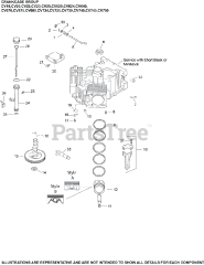Kohler CV22-75501 - Kohler Command PRO Engine, Basic Version, 23hp, 17.2kW Crankcase Group 2-24-327 CV18-750