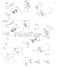 Briggs & Stratton 305447-0190-E1 - Briggs & Stratton Horizontal Engine Electric Starter