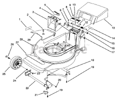 Lawn-Boy 10900 B - Lawn-Boy 48cm Walk-Behind Mower, Canada (SN: 004900001 - 004999999) (1994)