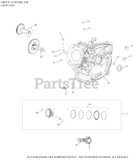 Kohler CH395-3226 - Kohler Command PRO Engine, Basic Version, 9.5hp, 7.1kW 02 CrankCase