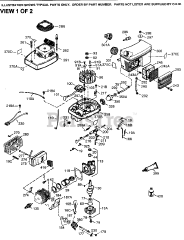 Tecumseh TC200-2126D - Tecumseh Engine Engine Parts List #1
