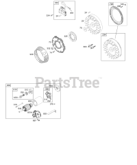 Briggs & Stratton 19K432-0115-01 - Briggs & Stratton Horizontal Engine