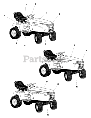Simplicity 1693383 - Simplicity Landlord DLX Garden Tractor, 20hp