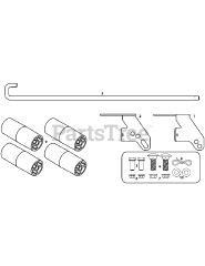 Cub Cadet 19A70035 (19A70035100) - Cub Cadet 50" Striping Kit 50-Inch Striping Kit