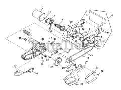 Echo ECS-2000 - Echo Electric Chainsaw (SN: 200 & Above)