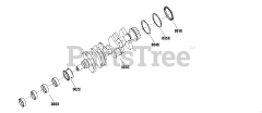 Briggs & Stratton 080016-00 - Briggs & Stratton 125kW Home Standby Generator Engine Service Parts - Crank Shaft