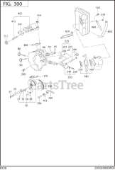 Subaru Robin EX300D52011 (EX30) - Subaru Robin Engine 300 Intake &amp; Exhaust