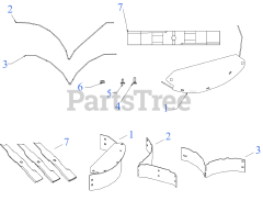 Cub Cadet 19A70064 (19A70064100) - Cub Cadet 48" Xtreme Mulch Kit (2019) General Assembly