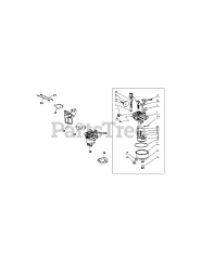 MTD 270-V0 - MTD Engine 270-V0 Carburetor Assembly