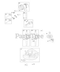 Briggs & Stratton 10N902-0622-E1 - Briggs & Stratton Vertical Engine Camshaft, Crankcase Cover/Sump, Crankshaft, Piston/Rings/Connecting Rod