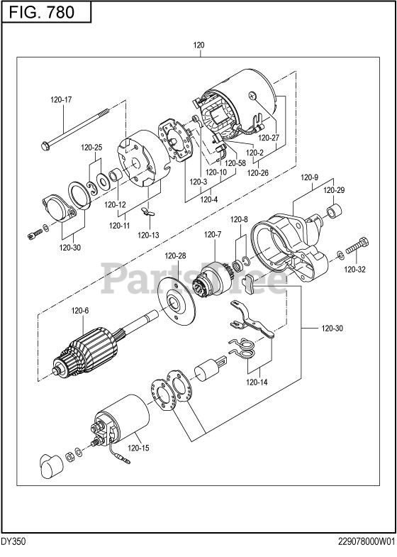 Subaru Robin DY350DS0070 DY35
