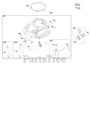 Briggs & Stratton 33S877-0019-G1 - Briggs & Stratton Vertical Engine Blower Housing and Air Cleaner Group
