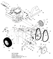 Ariens 932303 (ST 724) - Ariens 24" Snow Blower, 7hp Tecumseh (SN: 000180 & Above)