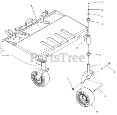 Gravely 885916 - Gravely Pro-QXT Aerator Attachment (SN: 000101 - 000999)