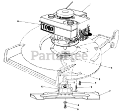 Toro 20675 - Toro Walk-Behind Mower (SN: 005000001 - 005999999) (1985)