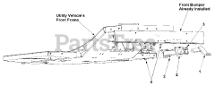 Cub Cadet A106 (39A-106-100) - Cub Cadet Front Receiver Hitch General Assembly
