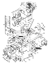 Toro 55001 - Toro Compact Suburban Lawn Tractor (SN: 008000001 - 008999999) (1968)