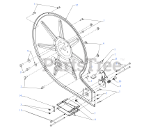 Troy-Bilt 23AACAAX766 - Troy-Bilt FLEX Leaf Blower Attachment (2019) Impeller Backing Plate