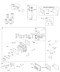 Briggs & Stratton 28S777-1144-E1 - Briggs & Stratton Vertical Engine Cylinder Head, Rocker Cover, Oil Pump, Oil Filter