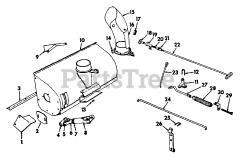 Cub Cadet QA36 (QA42) - Cub Cadet Snow Thrower Attachment Thrower Housing, Drive and Auger