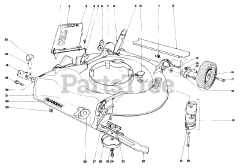 Toro 19400 - Toro Guardian Walk-Behind Mower (SN: 004000001 - 004999999) (1974)